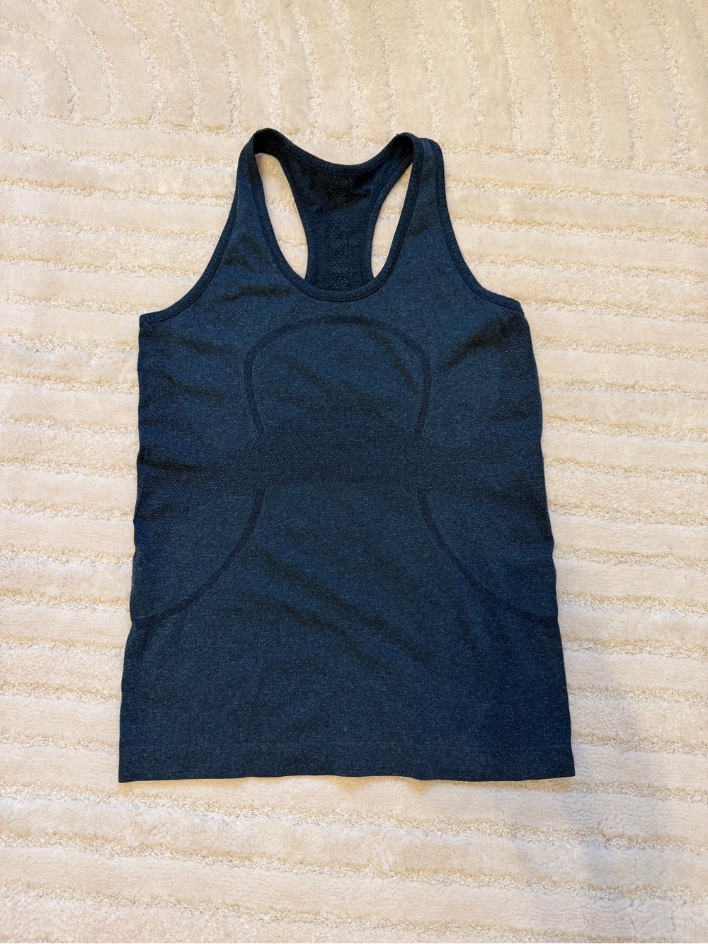 Lululemon tank top navy gray, no tag but fits like an 8